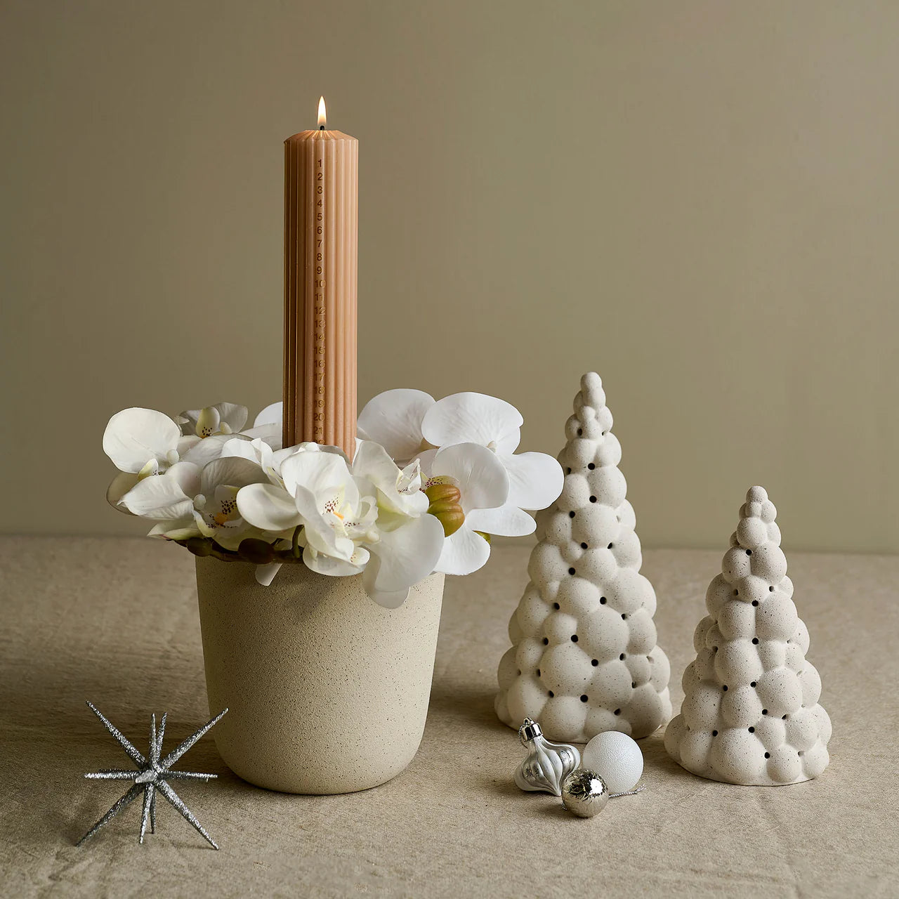 Gerillte Kalenderkerze